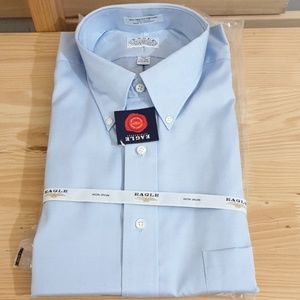 EAGLE Men's Shirt Blue Size 17 35/36 New